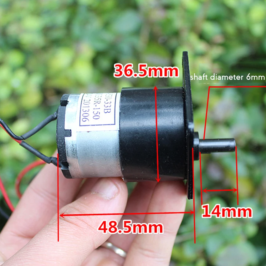 500 DC 24V Шестерни двигатель металлический редуктор коробка мини Скорость