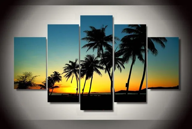 HD-Printed-Sunset-beach-with-palm-trees-Painting-on-canvas-room-decoration-print-poster-picture-canvas.jpg_640x640