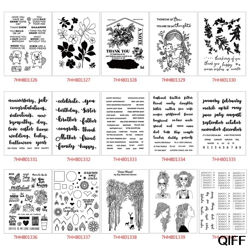 Wholesale Week And Month Style Calendar DIY Silicone Clear Stamp Cling Seal Scrapbook Embossing Album Decor May06
Wholesale Week And Month Style Calendar DIY Silicone Clear Stamp Cling Seal Scrapbook Embossing Album Decor May06