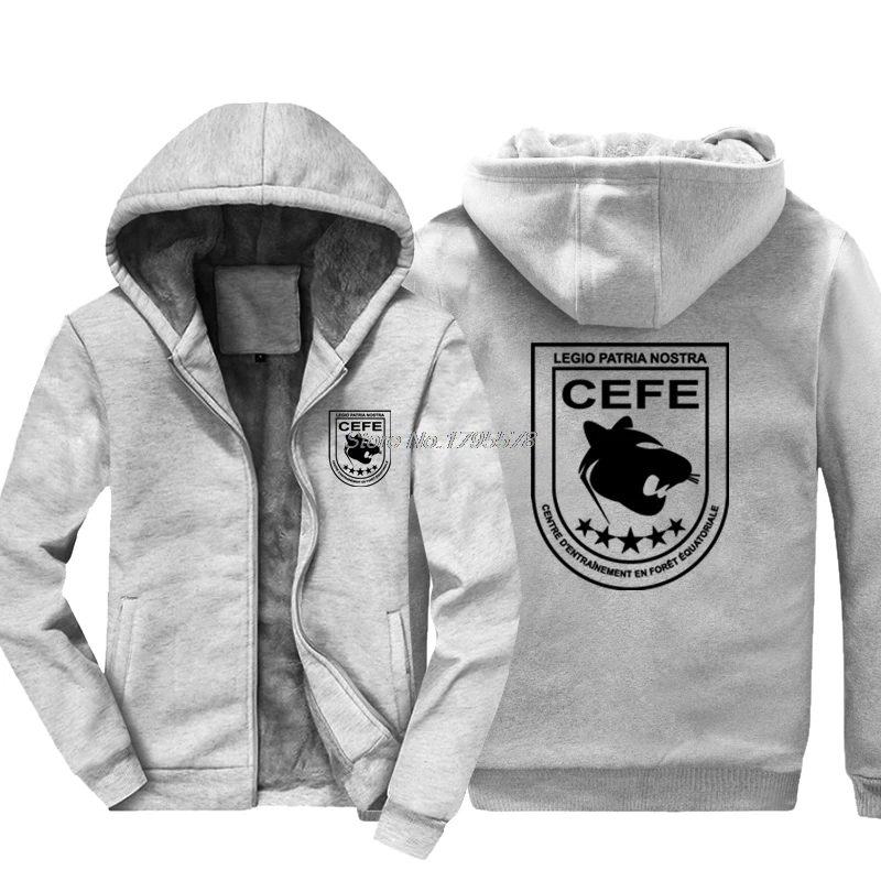 Winter Men Zipper Thicken Sweatshirt France French Army 3 Rei Legion Etrangere CEFE Jungle Warfare Trainings Hoodies Jacket
Winter Men Zipper Thicken Sweatshirt France French Army 3 Rei Legion Etrangere CEFE Jungle Warfare Trainings Hoodies Jacket