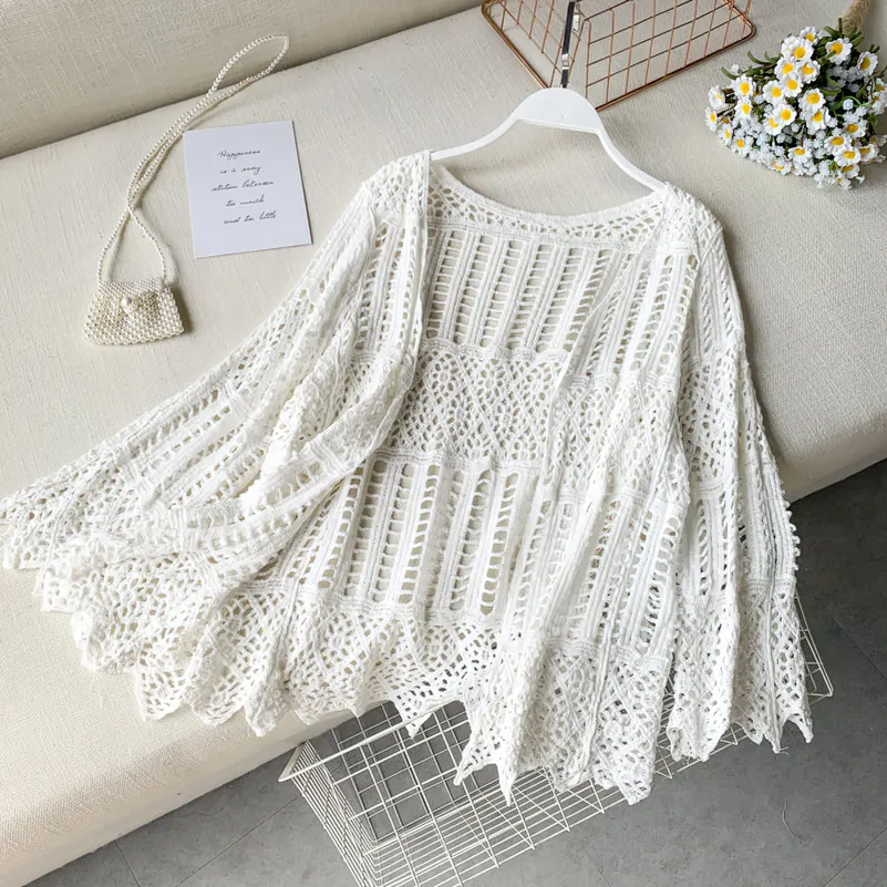 NiceMix 2019 new fashion women's blouse shirt Spring and summer loose open cardigan knitwear sun protection clothing women's shi
NiceMix 2019 new fashion women's blouse shirt Spring and summer loose open cardigan knitwear sun protection clothing women's shi