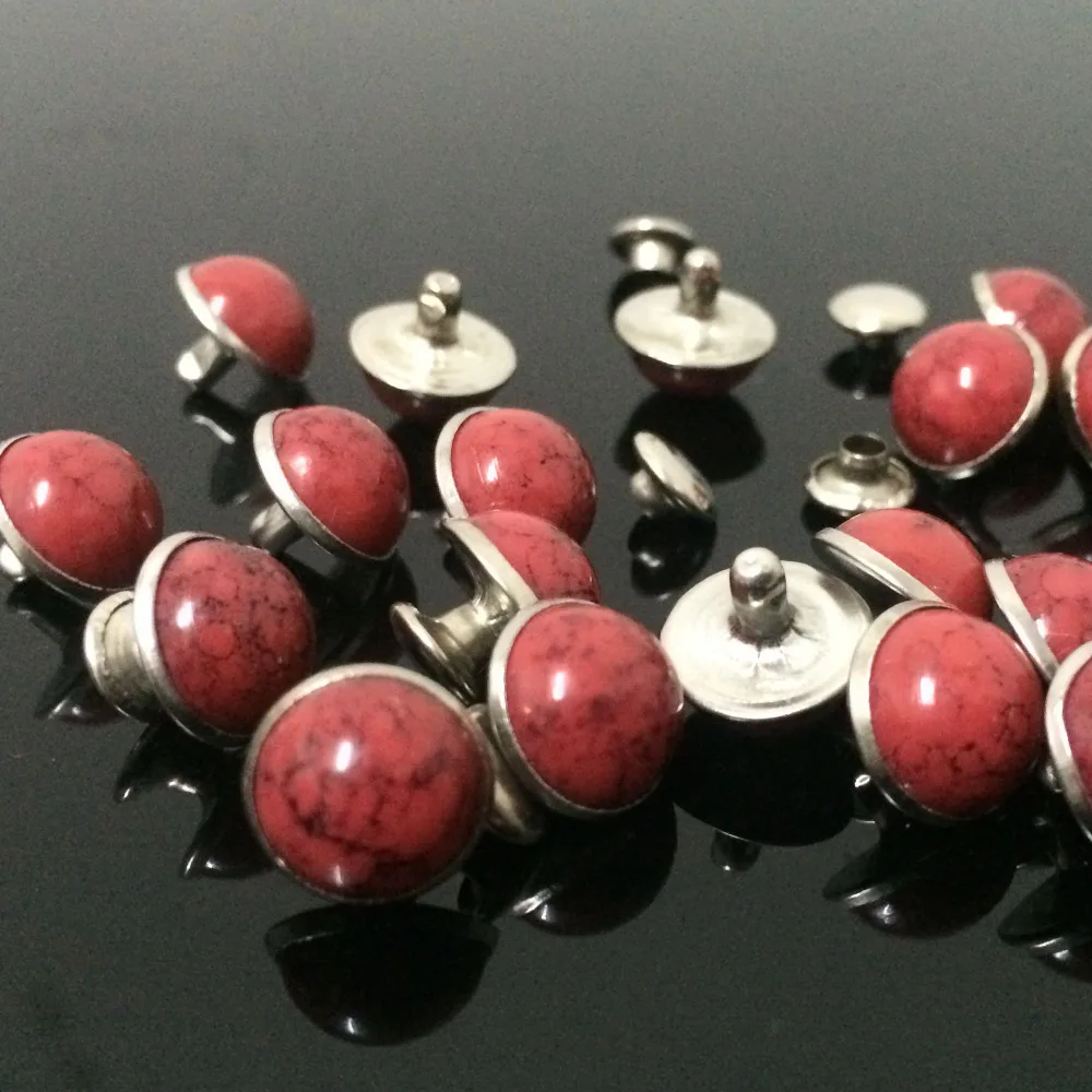 DIY100PCS 10mm Accessories Red Turquoise Crack Rivets Leather Craft Punk Studs Shipping Free
DIY100PCS 10mm Accessories Red Turquoise Crack Rivets Leather Craft Punk Studs Shipping Free