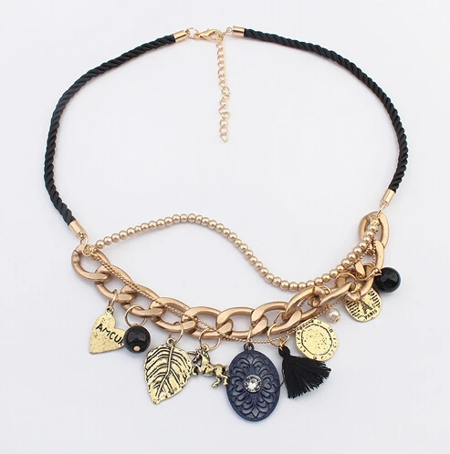 New Fashion Short Women Multilayer Pearl Link Pandent Choker Necklace Statement Summer Jewelry XY-N260
New Fashion Short Women Multilayer Pearl Link Pandent Choker Necklace Statement Summer Jewelry XY-N260