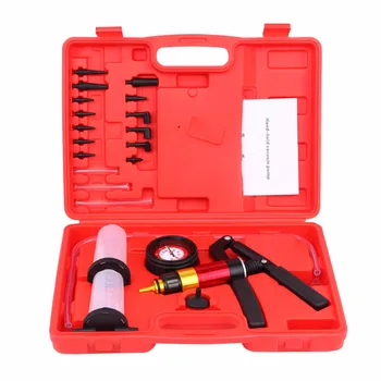 (Ship from UK) 21pcs Hand Held Vacuum Pump Brake Bleeder Set Bleed tester Tool Kit 2 Jars Car Bike
(Ship from UK) 21pcs Hand Held Vacuum Pump Brake Bleeder Set Bleed tester Tool Kit 2 Jars Car Bike