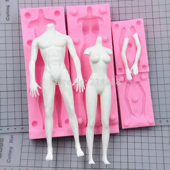 DIY turning model body chest doll body mold food grade silicone mold male and female full-body mold
DIY turning model body chest doll body mold food grade silicone mold male and female full-body mold