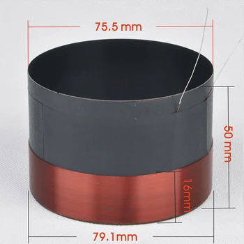 75.5 core woofer voice coil black aluminum round wire two layer 75.5mm bass coil stage speaker repair parts connector
75.5 core woofer voice coil black aluminum round wire two layer 75.5mm bass coil stage speaker repair parts connector