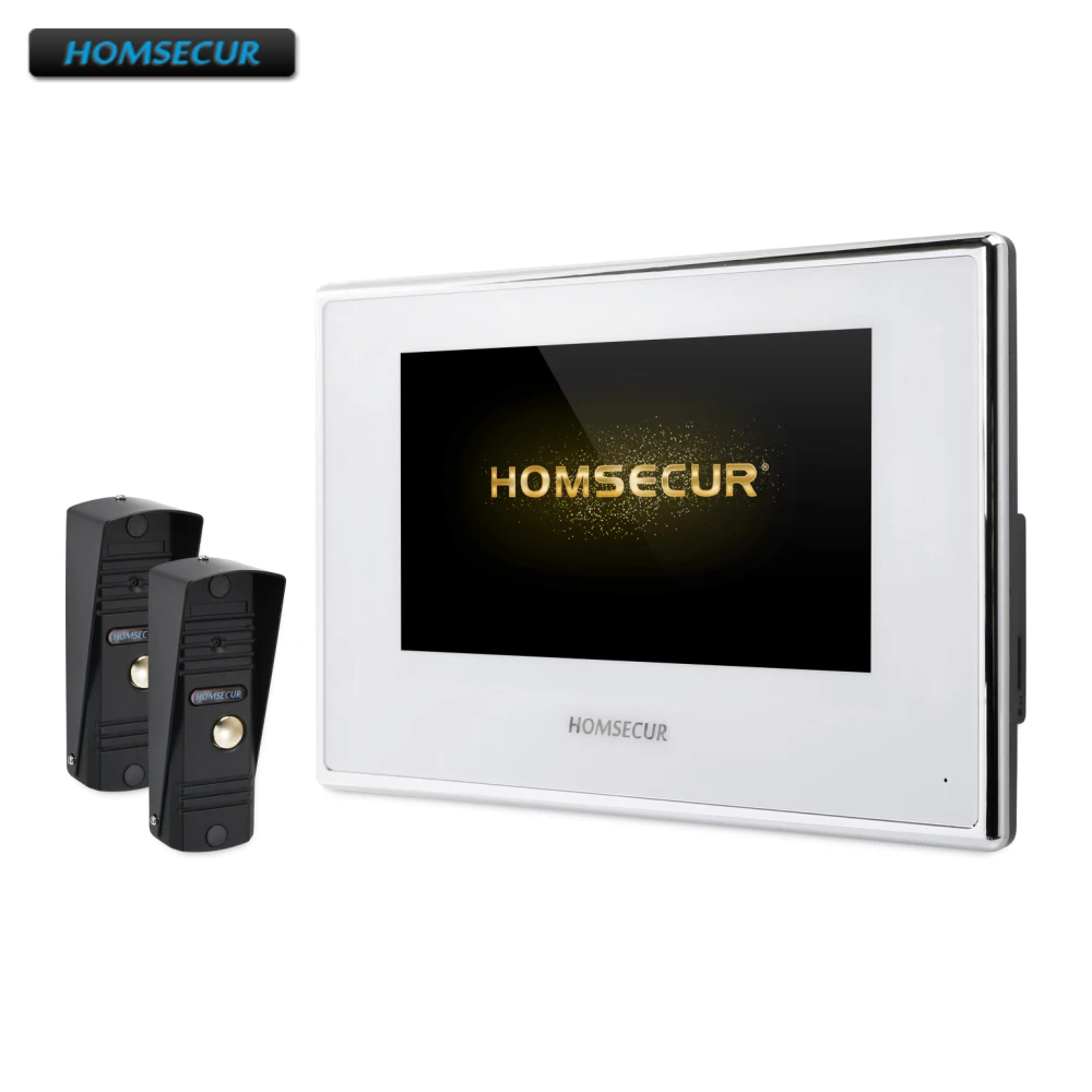 HOMSECUR 7" Hands-free Video Door Entry Phone Call System with Memory Monitor BC011HD-B+BM718HD-W
HOMSECUR 7" Hands-free Video Door Entry Phone Call System with Memory Monitor BC011HD-B+BM718HD-W