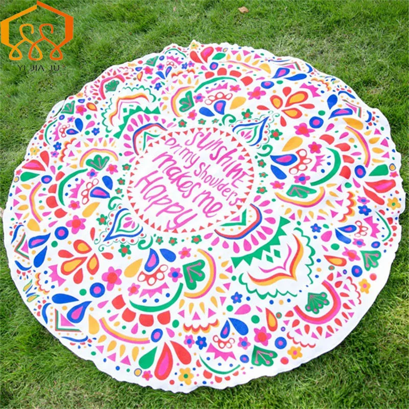 4 Colors Round Beach Towel Chiffon Scarf Sunscreen Shawl Yoga Mat Blanket Summer Women Sandy Swimming Print 150CM Bath Towels
4 Colors Round Beach Towel Chiffon Scarf Sunscreen Shawl Yoga Mat Blanket Summer Women Sandy Swimming Print 150CM Bath Towels