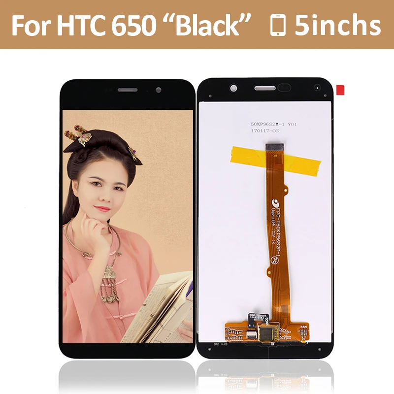 for HTC Desire 650 LCD Display with Touch Screen Digitizer Full Assembly Replacement Parts Old Version for HTC 650 free shipping
for HTC Desire 650 LCD Display with Touch Screen Digitizer Full Assembly Replacement Parts Old Version for HTC 650 free shipping