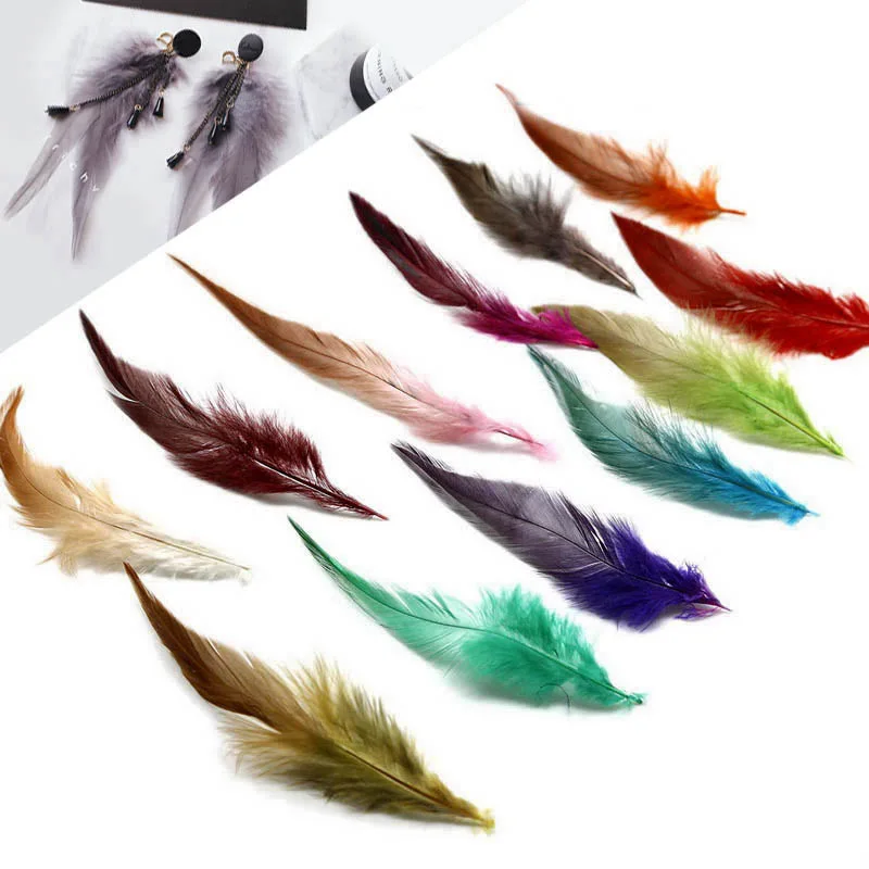 100pcs / Lot High Quality Pheasant Feather 4-6 "/ 10-15cm Natural Color and Dyed Feathers for DIY Craft & Jewelry Accessories
100pcs / Lot High Quality Pheasant Feather 4-6 "/ 10-15cm Natural Color and Dyed Feathers for DIY Craft & Jewelry Accessories
