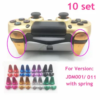 10 set Metal Aluminum L1 R1 L2 R2 Extension Trigger Button with Spring replcement for Playstation 4 PS4 Controller
10 set Metal Aluminum L1 R1 L2 R2 Extension Trigger Button with Spring replcement for Playstation 4 PS4 Controller