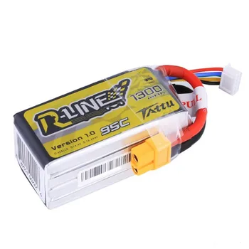 Tattu R-Line 14.8V 1300mAh 95C 4S Lipo Battery with XT60 Plug For DIY FPV RC Racing Camera Drone Helicopter Spare Parts Accs
Tattu R-Line 14.8V 1300mAh 95C 4S Lipo Battery with XT60 Plug For DIY FPV RC Racing Camera Drone Helicopter Spare Parts Accs