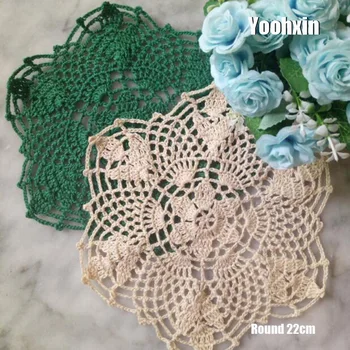 Round Lace cotton table place mat dining pad Cloth crochet dish placemat cup mug tablecloth tea coaster handmade doily kitchen
Round Lace cotton table place mat dining pad Cloth crochet dish placemat cup mug tablecloth tea coaster handmade doily kitchen