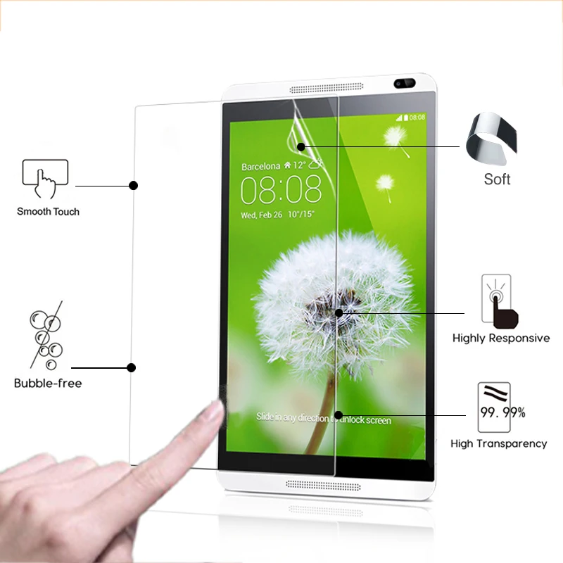 Front HD Clear Glossy screen protector film For HUAWEI MediaPad M1 S8-303L 8.0" screen protective lcd film + retail package
Front HD Clear Glossy screen protector film For HUAWEI MediaPad M1 S8-303L 8.0" screen protective lcd film + retail package