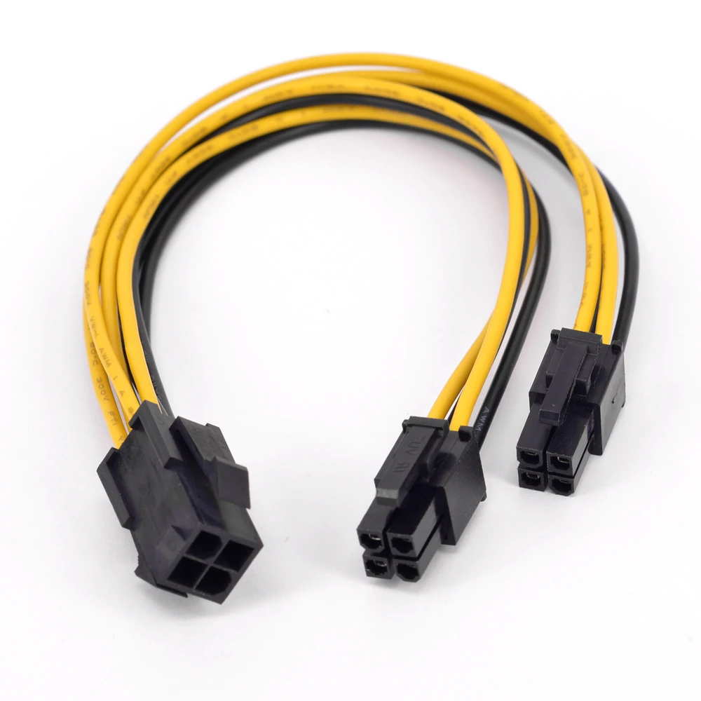 CPU 4Pin Female to 2 Ways Male Port Power supply Cable Desktop ATX 12V P4 1 to 2 Extension Conversion EPS Cable Y Splitter
CPU 4Pin Female to 2 Ways Male Port Power supply Cable Desktop ATX 12V P4 1 to 2 Extension Conversion EPS Cable Y Splitter