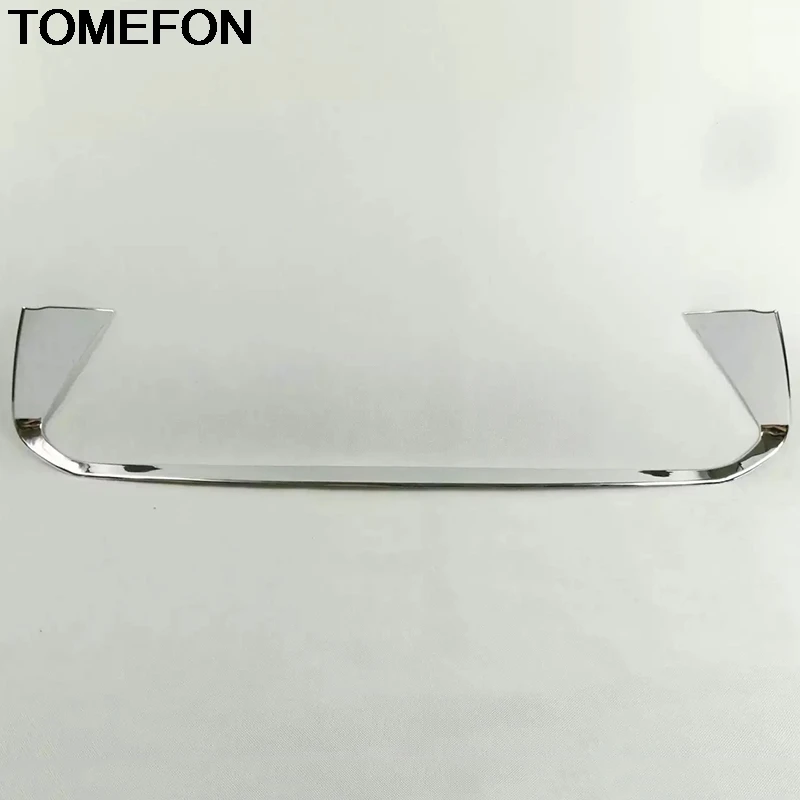 

TOMEFON For Nissan X-Trail Rogue T32 2014 2015 2016 2017 2018 Rear License Frame Plate Trim Strip Bumper Hoods Cover Trim ABS