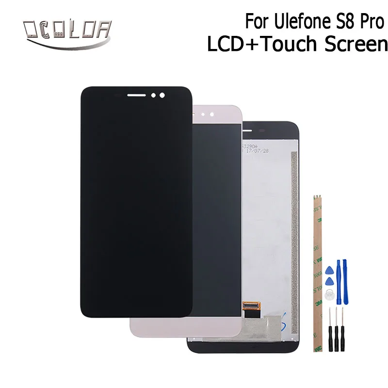 ocolor For Ulefone S8 S8 Pro LCD Display And Touch Screen Screen Digitizer Assembly Replacement +Tools+Tapes For Ulefone S8 Pro
ocolor For Ulefone S8 S8 Pro LCD Display And Touch Screen Screen Digitizer Assembly Replacement +Tools+Tapes For Ulefone S8 Pro