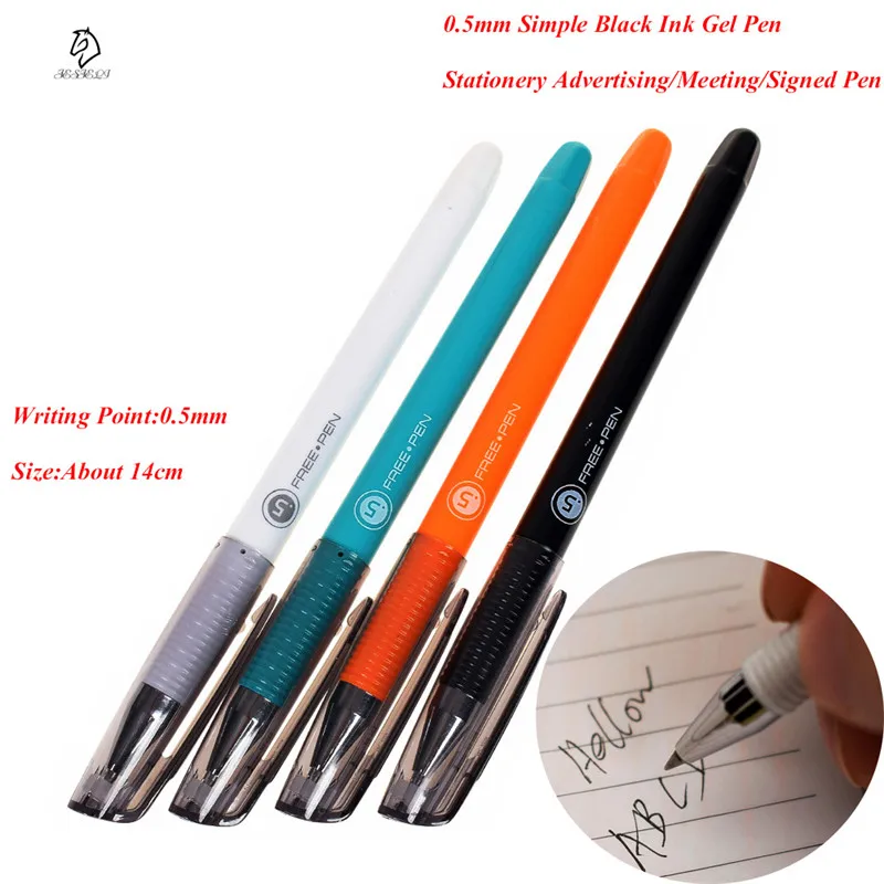 2Pcs/Set Simple Ballpoint pen 0.5mm Black Ink Stationery Advertising/Signing/Meeting Writing Gel Pen Drop Shipping
2Pcs/Set Simple Ballpoint pen 0.5mm Black Ink Stationery Advertising/Signing/Meeting Writing Gel Pen Drop Shipping