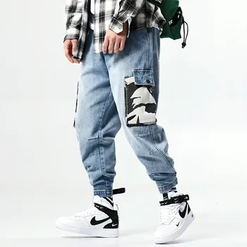 Japanese Style Fashion Men Jeans Retro Blue Loose Fit Camouflage Pocket Denim Cargo Pants Streetwear Hip Hop Joggers Jeans Men
Japanese Style Fashion Men Jeans Retro Blue Loose Fit Camouflage Pocket Denim Cargo Pants Streetwear Hip Hop Joggers Jeans Men