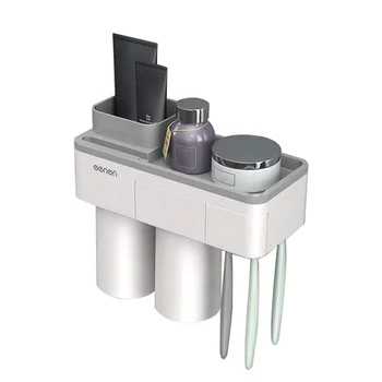 Magnetic Toothbrush Holder Toothpaste Storage Set with Dustproof Cover Upside Down Drain No Drill FPing
Magnetic Toothbrush Holder Toothpaste Storage Set with Dustproof Cover Upside Down Drain No Drill FPing