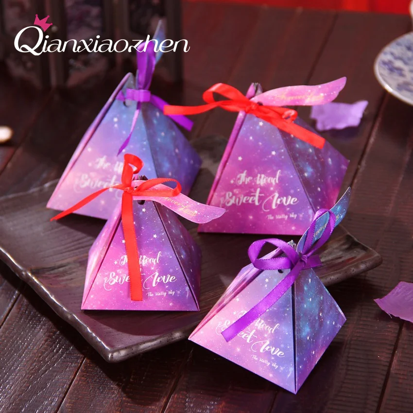 Qianxiaozhen 50pcs Starry Sky Wedding Favor Boxes With Ribbon Wedding Candy Box Casamento Wedding Favors And Gifts
Qianxiaozhen 50pcs Starry Sky Wedding Favor Boxes With Ribbon Wedding Candy Box Casamento Wedding Favors And Gifts