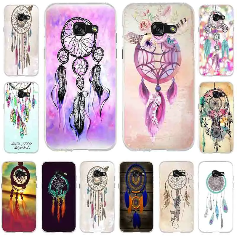 Fashion Dream Catcher Boho Tribal Soft Phone Cases for Samsung Note 2 3 4 5 8 HTC One U11 M7 M8 M9 M10 A9 E9 Plus | Мобильные