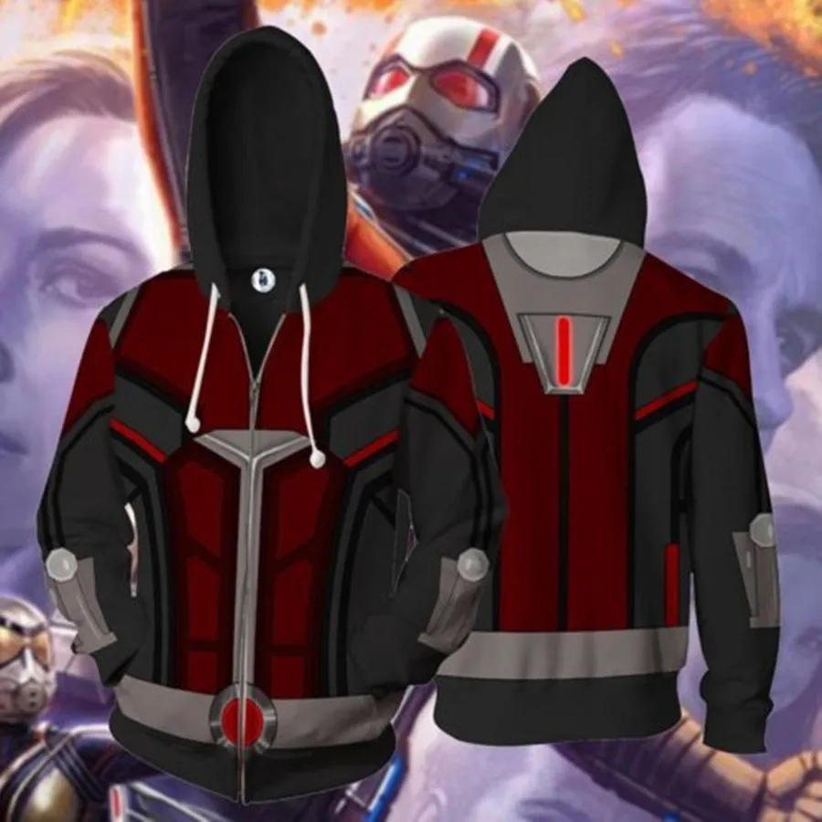 Moive Avengers Endgame Ant Man Sweatshirts Hoodie Cosplay Costume Jackets Men Top Coat Zipper Casual
Moive Avengers Endgame Ant Man Sweatshirts Hoodie Cosplay Costume Jackets Men Top Coat Zipper Casual
