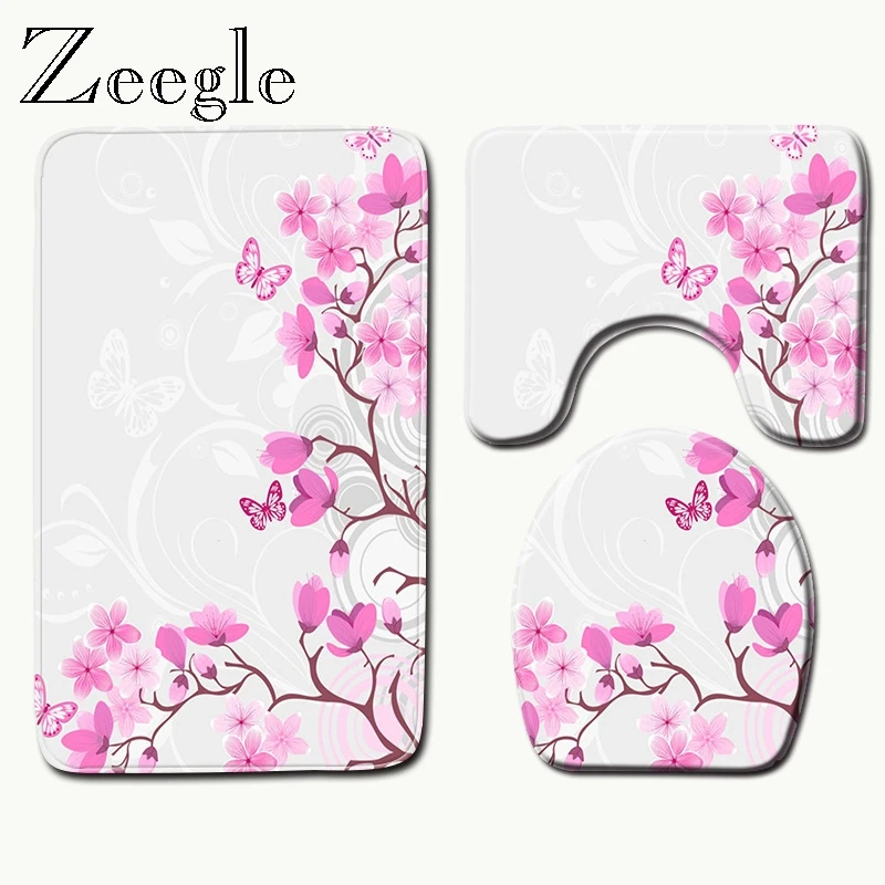 Zeegle Scenery Pattern Absorbent Bathroom Bath Mat Toilet Rugs Non-slip Pedestal Rug Lid Toilet Cover Bath Mat Bathroom Carpet
Zeegle Scenery Pattern Absorbent Bathroom Bath Mat Toilet Rugs Non-slip Pedestal Rug Lid Toilet Cover Bath Mat Bathroom Carpet