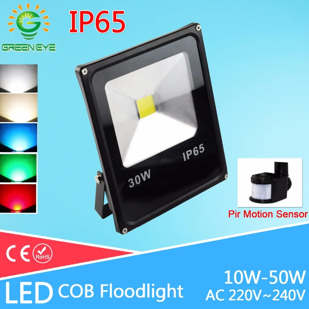 

LED Flood Light 10W 20W 30W 50W AC220V AC/DC 12-85V Floodlight with sensor IP65 led spoting Outdoor Lighting Projector Reflector