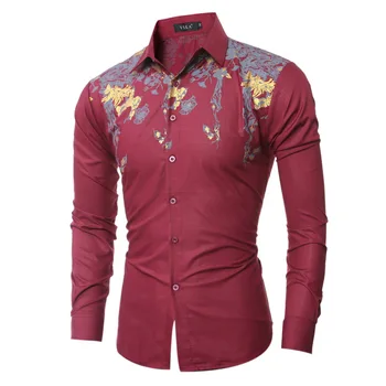 New Design Mens Summer Slim Shirts Patchwork Colors Shirt Long Sleeve Casual Totem Sticker Shirt XH995153
New Design Mens Summer Slim Shirts Patchwork Colors Shirt Long Sleeve Casual Totem Sticker Shirt XH995153