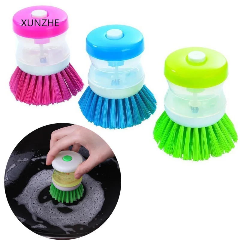 XUNZHE Creative handheld automatic liquid pot brush plate washing Cleaning Brush Kitchen cleaning products
XUNZHE Creative handheld automatic liquid pot brush plate washing Cleaning Brush Kitchen cleaning products