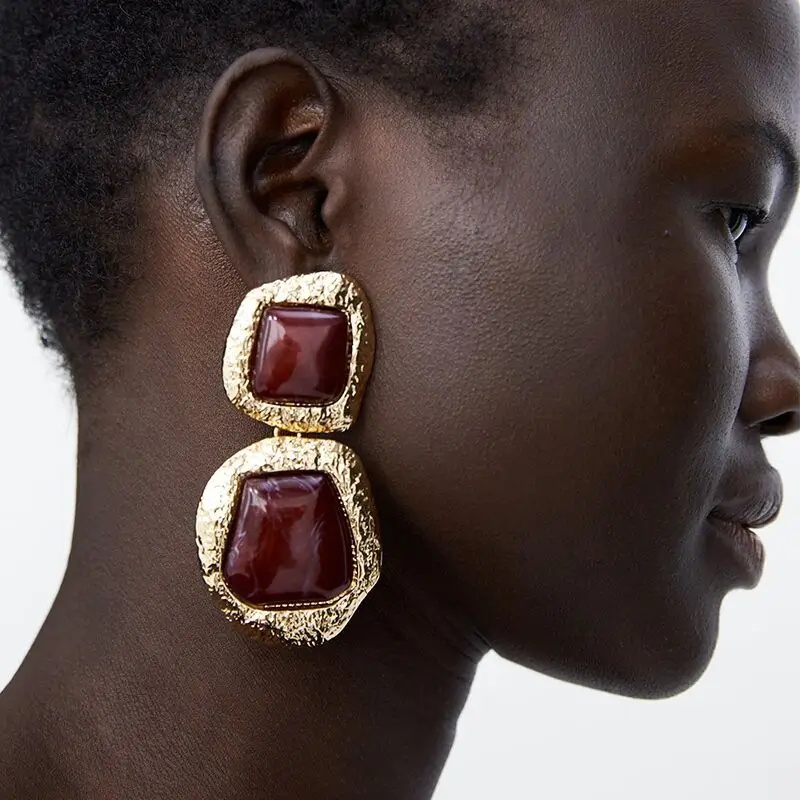 SexeMara New 2019 Fashion Brand Jewelry Za Bohemian Drop Dangle Earrings for Women Geometric Punk Style Earrings Accessories
SexeMara New 2019 Fashion Brand Jewelry Za Bohemian Drop Dangle Earrings for Women Geometric Punk Style Earrings Accessories