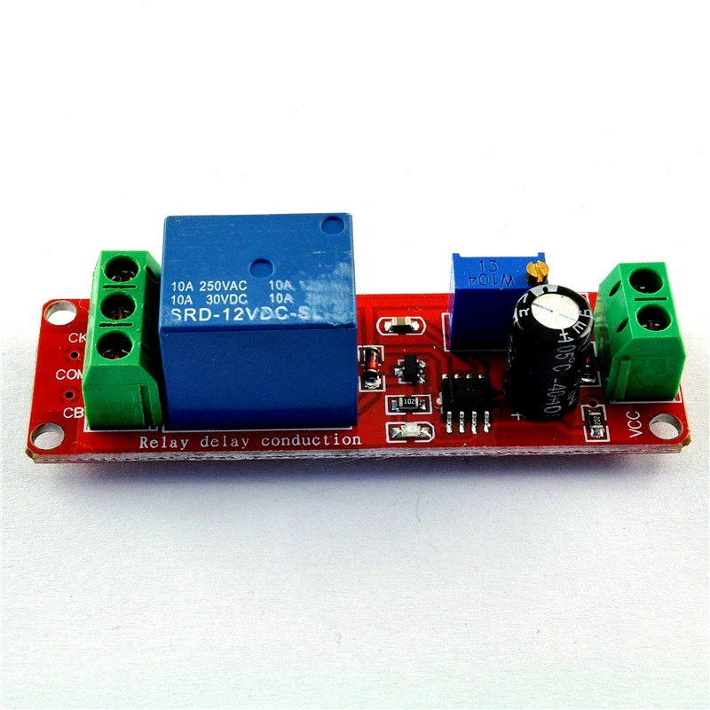 NE555 delay module single steady state switch delay switch (12V) auto electrical delay
NE555 delay module single steady state switch delay switch (12V) auto electrical delay