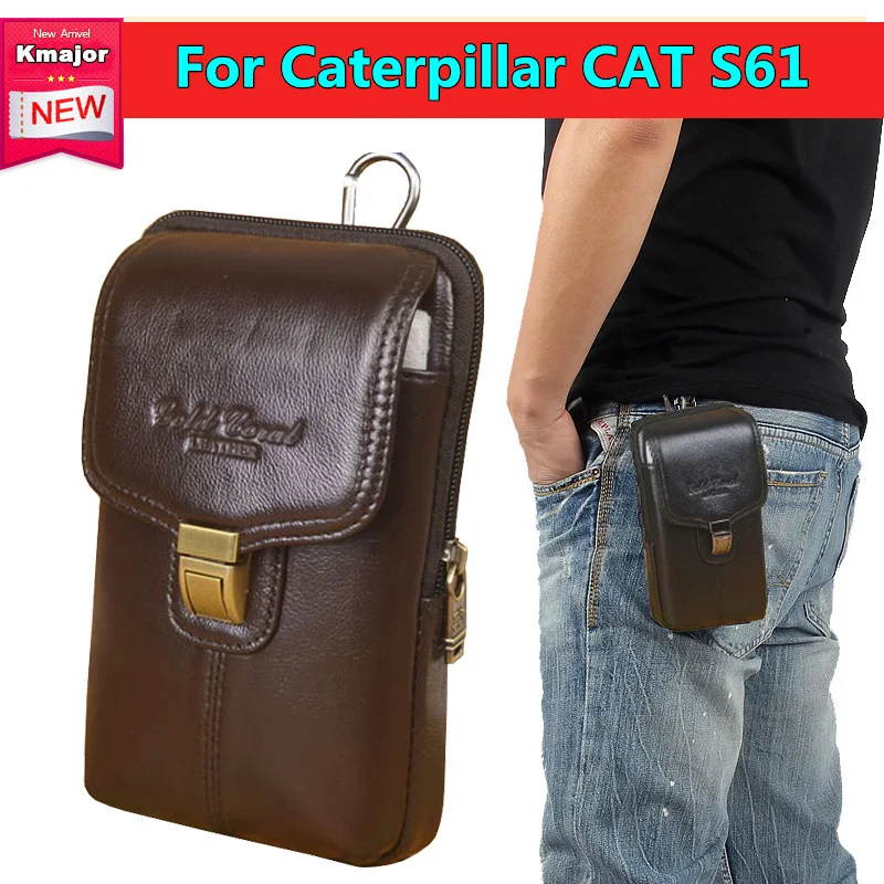 Cell Phone Case Genuine Leather Zipper Pouch Belt Clip Waist Purse Cover for Caterpillar CAT S61 5.2" Phone Bag Free Shipping
Cell Phone Case Genuine Leather Zipper Pouch Belt Clip Waist Purse Cover for Caterpillar CAT S61 5.2" Phone Bag Free Shipping