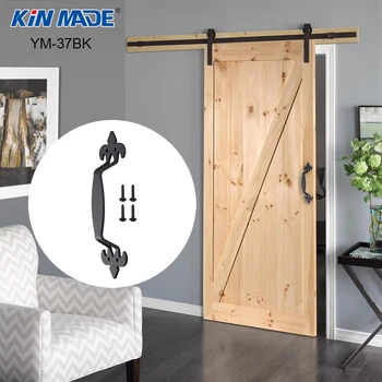 KIN MADE Black Sliding Barn Door Handle Wood Door Cast Iron Pull Gate Cabinet Matte Black
KIN MADE Black Sliding Barn Door Handle Wood Door Cast Iron Pull Gate Cabinet Matte Black