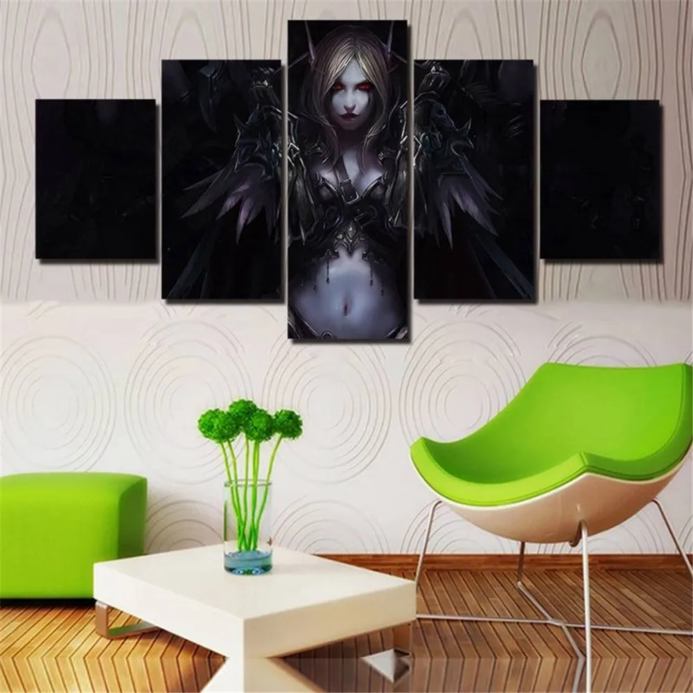 Sylvanas World of Warcraft 5P Paintings Print on Canvas HD Abstract Canvas Painting Office Wall Art Home Decor Wall Pictures
Sylvanas World of Warcraft 5P Paintings Print on Canvas HD Abstract Canvas Painting Office Wall Art Home Decor Wall Pictures