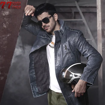 QIQICHEN Thick Fleece Motorcycle PU Leather Jacket Men 2020 Fashion Bomber Leather Coat Stand Collar Pilot Faux Leather Jackets
QIQICHEN Thick Fleece Motorcycle PU Leather Jacket Men 2020 Fashion Bomber Leather Coat Stand Collar Pilot Faux Leather Jackets
