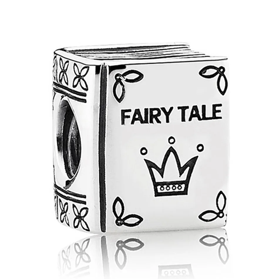 Authentic 925 Sterling Silver Charm Fairy Tales Book With Crown Charms fit Lady Bracelet Bangle Diy Jewelry
Authentic 925 Sterling Silver Charm Fairy Tales Book With Crown Charms fit Lady Bracelet Bangle Diy Jewelry