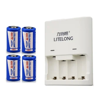 4 PCS CR2 3V 880mah lithium battery Rechargeable Battery CR15H270 CR15266 CR - 2 w/C1B Camera, patrolling pen, alarm +
4 PCS CR2 3V 880mah lithium battery Rechargeable Battery CR15H270 CR15266 CR - 2 w/C1B Camera, patrolling pen, alarm +