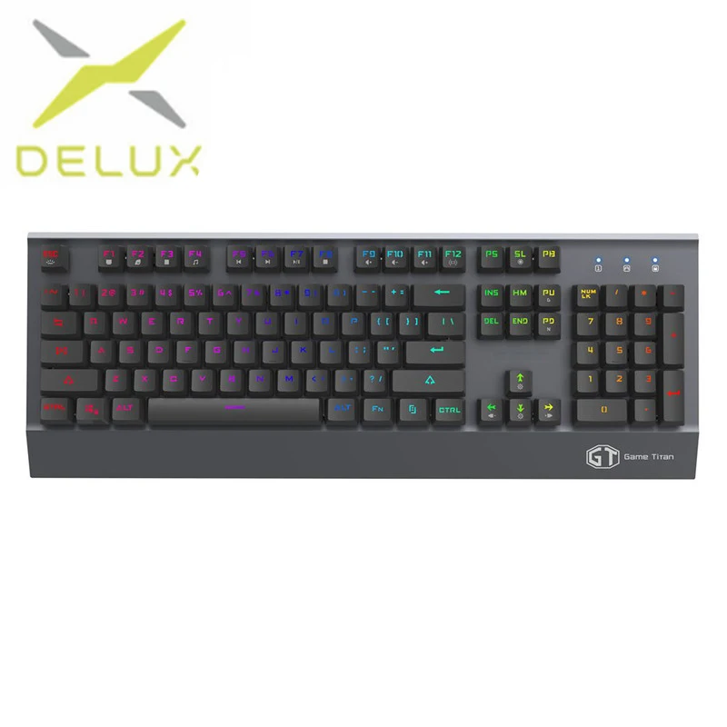 Delux KM02 usb keyboard Mechanical Keyboard Wire Gaming Keyboard Multimedia Ergonomic design Gaming Office For Desktop Computer
Delux KM02 usb keyboard Mechanical Keyboard Wire Gaming Keyboard Multimedia Ergonomic design Gaming Office For Desktop Computer