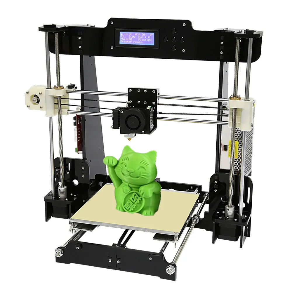 

Normal & Auto Level Anet A8 A6 DIY 3D Printer Kit Reprap Prusa i3 Large Cheap 3D Printers with 0.5kg / 1kg filament