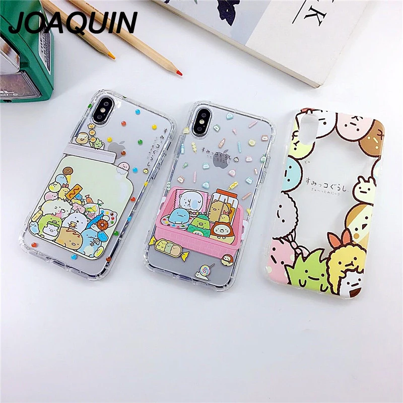 Cute Corner Biological Cartoon Mobile Soft Case Cover For iPhone 6S 7 8 Plus Transparent Air Cushion Case For iphone XR XS Shell
Cute Corner Biological Cartoon Mobile Soft Case Cover For iPhone 6S 7 8 Plus Transparent Air Cushion Case For iphone XR XS Shell