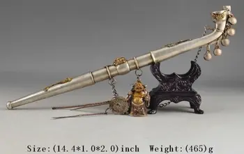 old Grandpa Uncle Copper Brass craft Old antique TIBET MIAO SILVER COPPER OLD HAND BUDDHA GOLD-PLATING DECO SMOKING PIPE BELL
old Grandpa Uncle Copper Brass craft Old antique TIBET MIAO SILVER COPPER OLD HAND BUDDHA GOLD-PLATING DECO SMOKING PIPE BELL