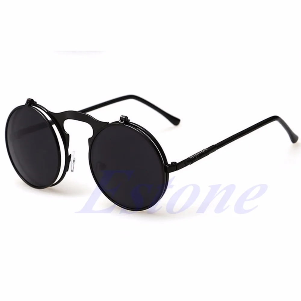 Retro Vintage Steampunk Frame Costume Round Circle Flip Up Clear Lens Sunglasses
Retro Vintage Steampunk Frame Costume Round Circle Flip Up Clear Lens Sunglasses