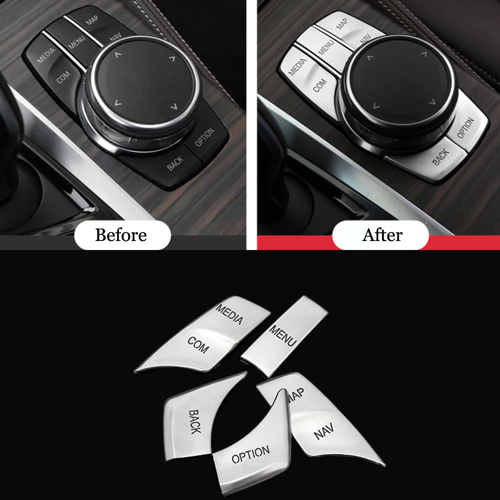5pcs Car Multimedia Button Sticker Interior Idrive Knob Cover For BMW E90 Accessories E60 E46 E36 X5 E53 E34 528 535 530 Series
5pcs Car Multimedia Button Sticker Interior Idrive Knob Cover For BMW E90 Accessories E60 E46 E36 X5 E53 E34 528 535 530 Series