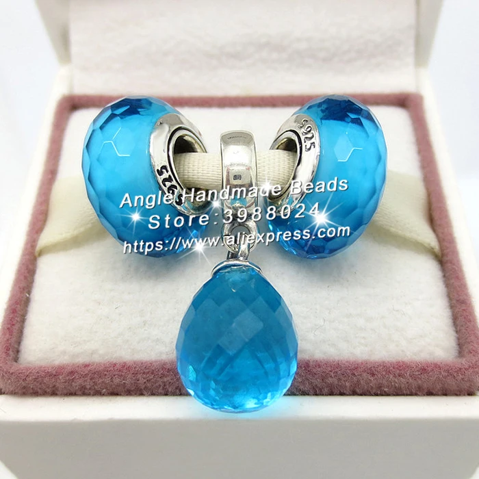 3pcs Fashion S925 Silver Aqua Blue Series Dangle Charms Beads Jewelry Set Fit DIY Bracelets Necklaces Jewelry Making Woman Gift
3pcs Fashion S925 Silver Aqua Blue Series Dangle Charms Beads Jewelry Set Fit DIY Bracelets Necklaces Jewelry Making Woman Gift