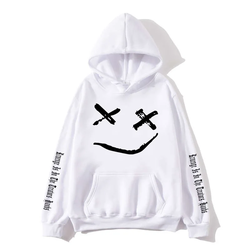 2019 new fashion unisex youth smiley fashion print long-sleeved O-neck ladies hooded sweatshirt high street ladies style
2019 new fashion unisex youth smiley fashion print long-sleeved O-neck ladies hooded sweatshirt high street ladies style