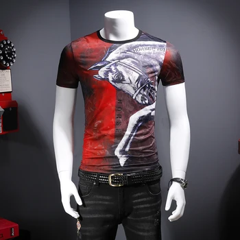 Creative 3D printing horse pattern fashion fancy short sleeve t shirt Summer 2018 New quality soft comfortable t shirt men M-4XL
Creative 3D printing horse pattern fashion fancy short sleeve t shirt Summer 2018 New quality soft comfortable t shirt men M-4XL