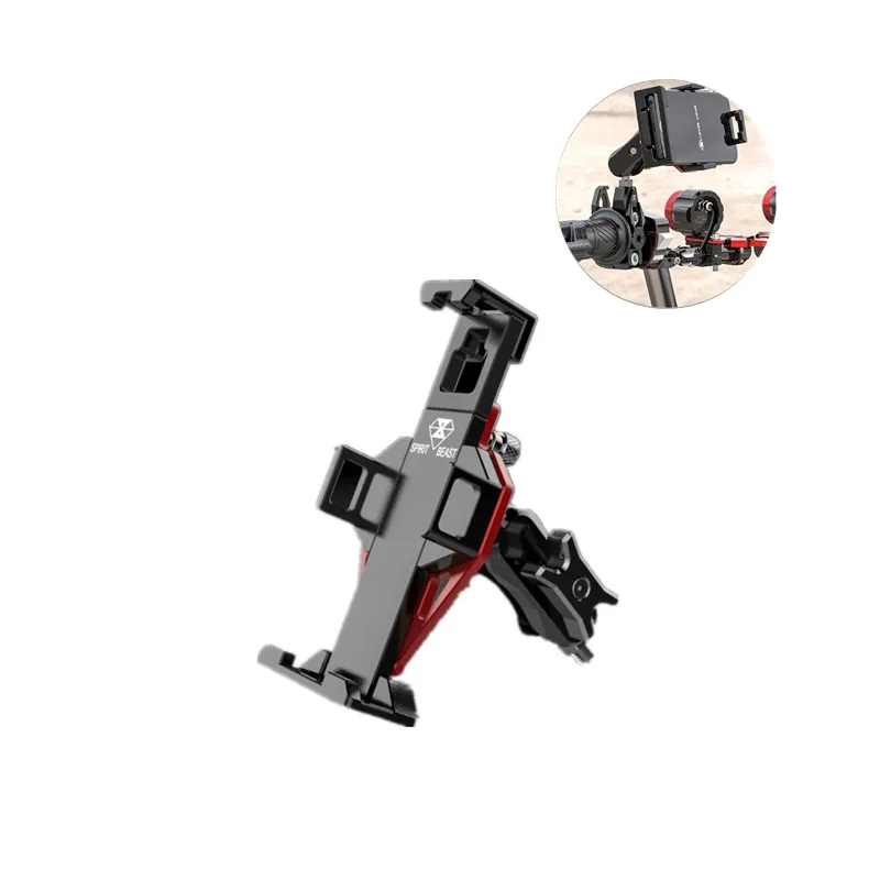 SPIRIT BEAST Motorcycle Mobile Phone Holder GPS Navigation Stand For 4.5-6 Inch Mobile Phone Moto Bike Handlebars Accessories
SPIRIT BEAST Motorcycle Mobile Phone Holder GPS Navigation Stand For 4.5-6 Inch Mobile Phone Moto Bike Handlebars Accessories