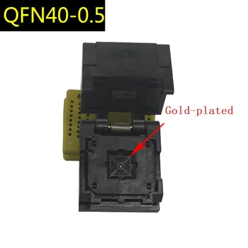 QFN40-0.5 Chip Test Seat Overturned Aging Seat Gold-plated Plug Programming Seat
QFN40-0.5 Chip Test Seat Overturned Aging Seat Gold-plated Plug Programming Seat